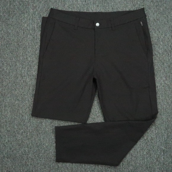 Lululemon Pants Men 34x29 Black Commission Slim Zip Pocket Trouser Warpstreme